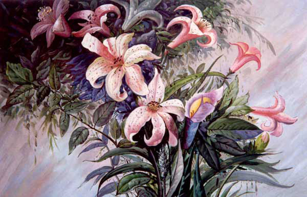 Classical Flower Paintings N054