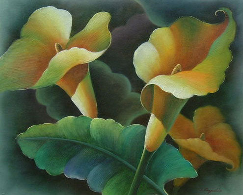 Classical Flower Paintings N180