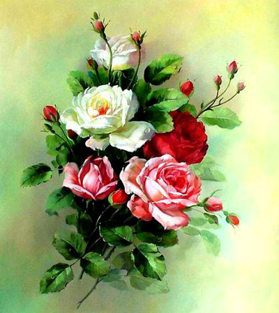 Classical Flower Paintings N222