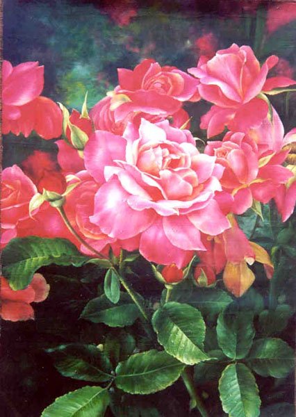 Classical Flower Paintings N266