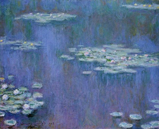 Water Lilies blue