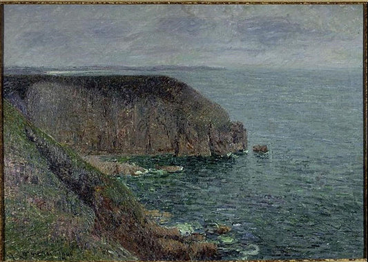 Cliffs in Gray Weather