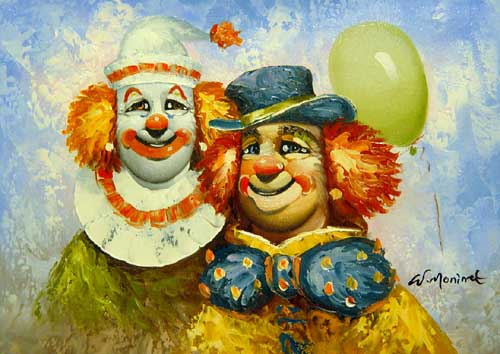 Clowns Paintings N002