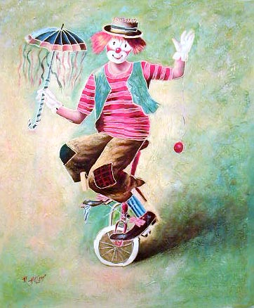 Clowns Paintings N021