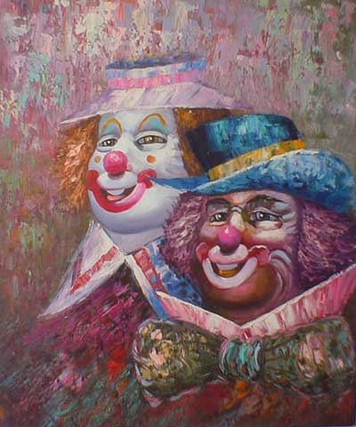 Clowns Paintings N022