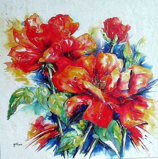 Colorful Flower Paintings N026