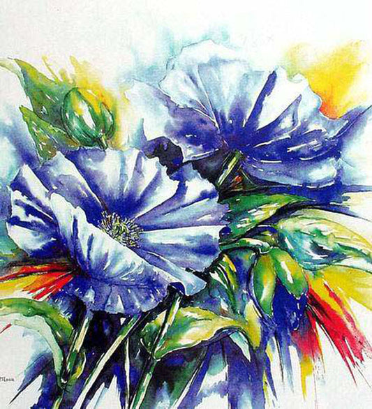 Colorful Flower Paintings N028