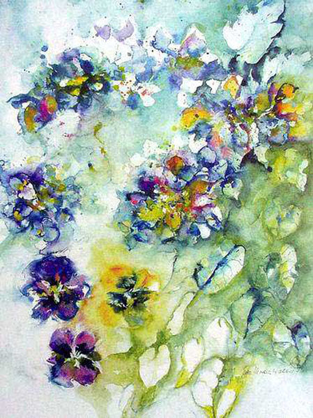 Colorful Flower Paintings N038