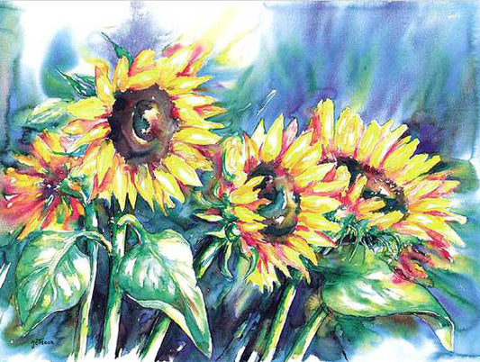 Colorful Flower Paintings N134