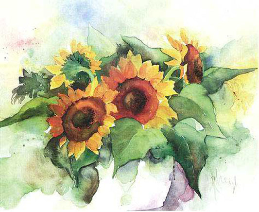 Colorful Flower Paintings N135