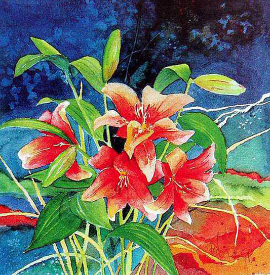 Colorful Flower Paintings N137