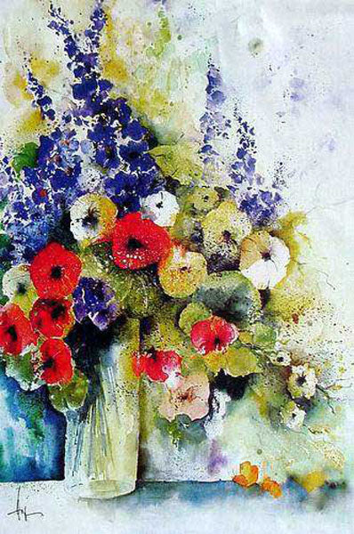 Colorful Flower Paintings N224