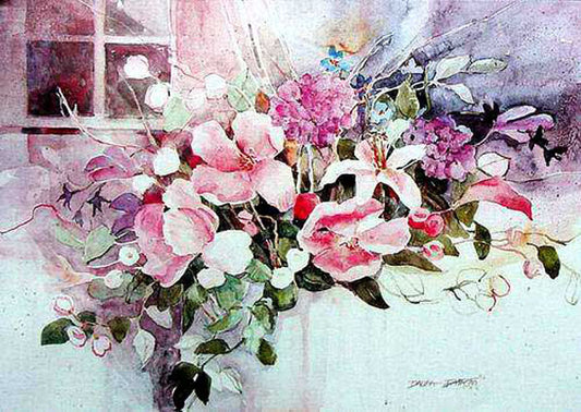 Colorful Flower Paintings N244