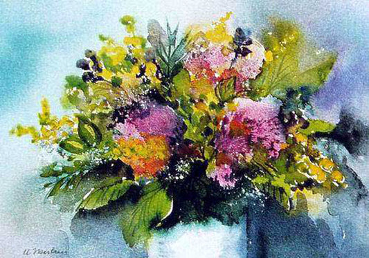 Colorful Flower Paintings N248