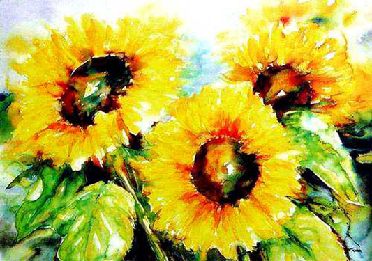 Colorful Flower Paintings N253