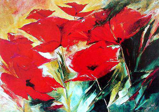 Colorful Flower Paintings N259