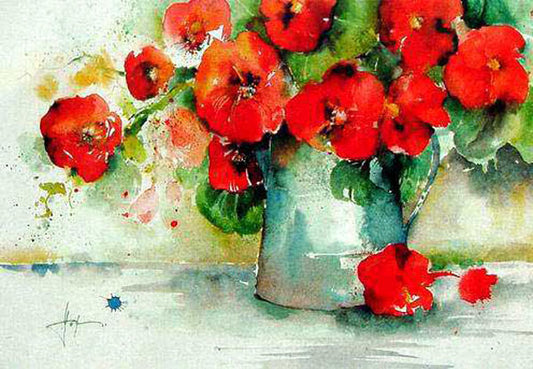 Colorful Flower Paintings N272