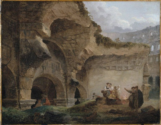 Washerwomen in the Ruins of the Colosseum