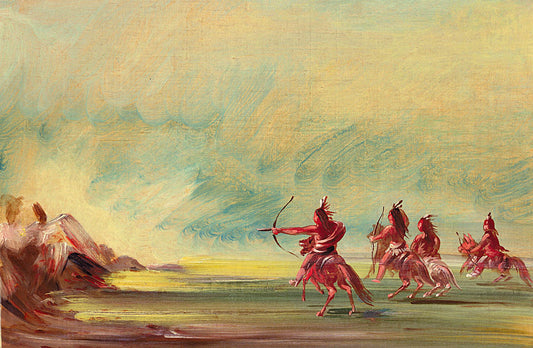 Comanche Giving Arrows to the Medicine Rock