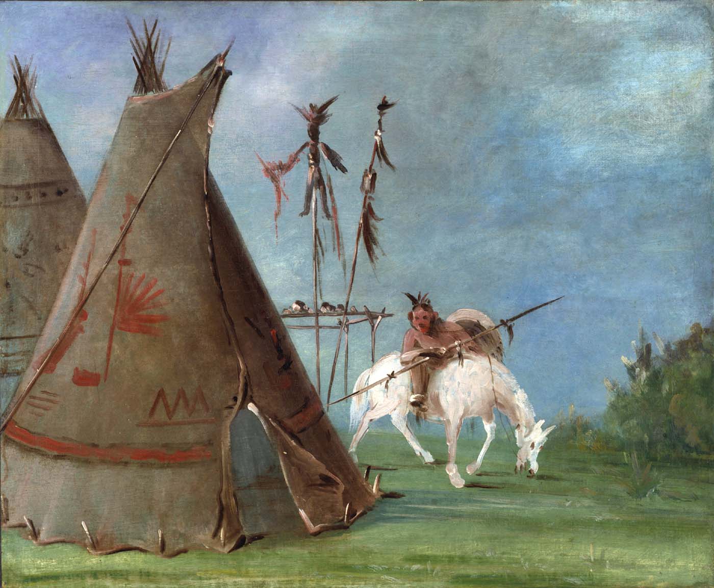 Comanche Lodge of Buffalo Skins