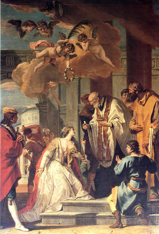 Communion and Martyrdom of St. Lucy