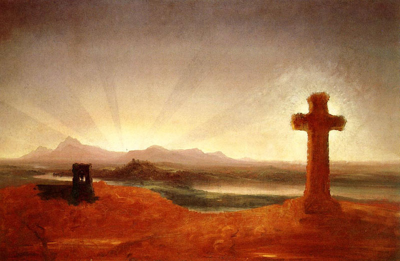 Cross At Sunset