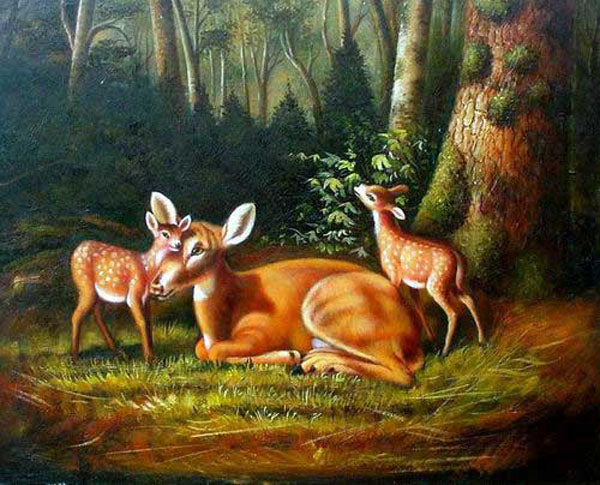 Deer Paintings N024