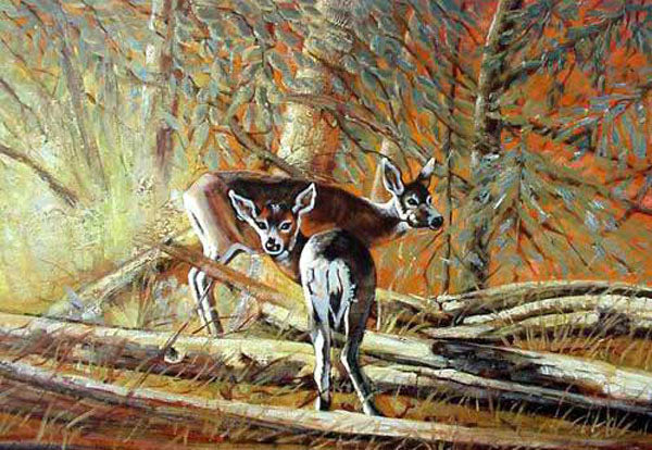 Deer Paintings N032