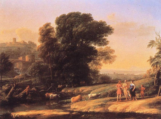 Landscape with Cephalus and Procris Reunited by Diana