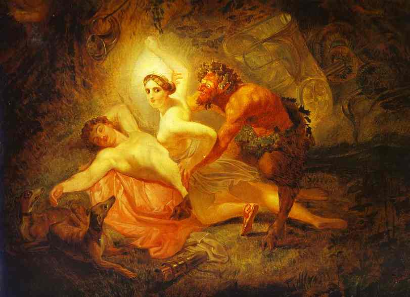 Diana Endymion and Satyr