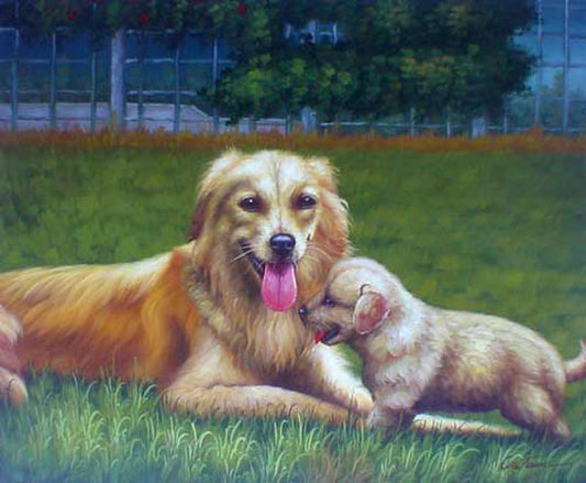 Dogs Paintings N022