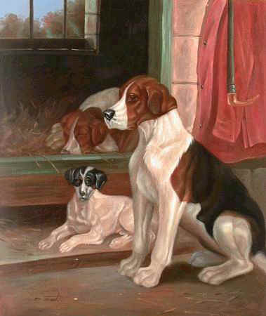 Dogs Paintings N049