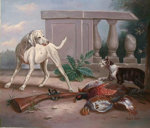 Dogs Paintings N054