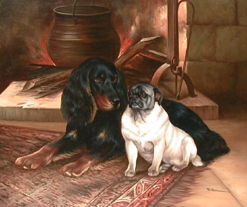 Dogs Paintings N056