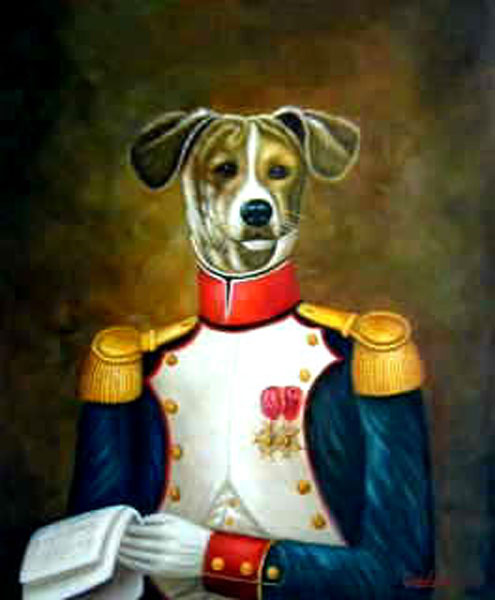 Dogs Paintings N079