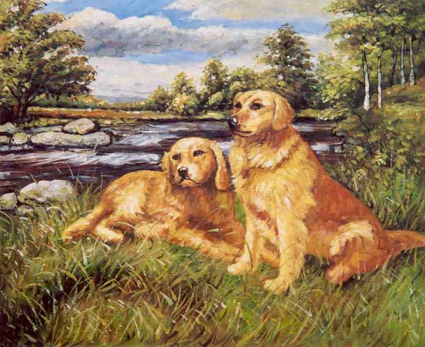 Dogs Paintings N092