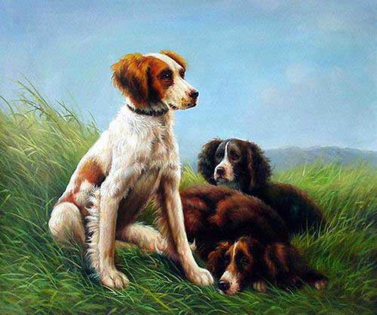 Dogs Paintings N098