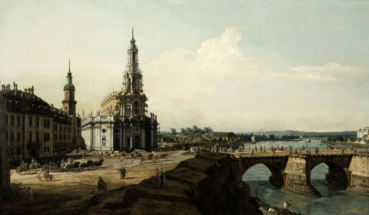 View of Dresden from the Left Shore of the Elbe