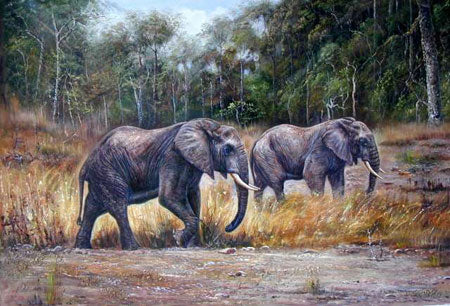 Elephant Paintings N002