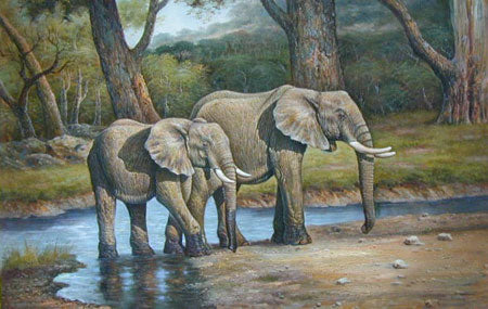 Elephant Paintings N005