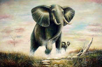 Elephant Paintings N012