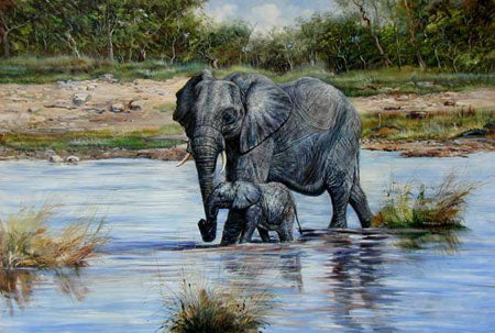 Elephant Paintings N015