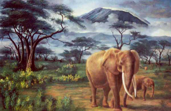 Elephant Paintings N019