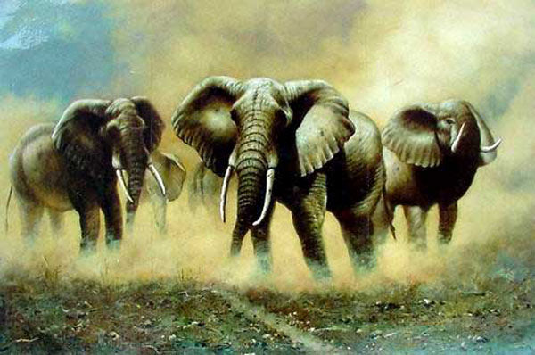 Elephant Paintings N026