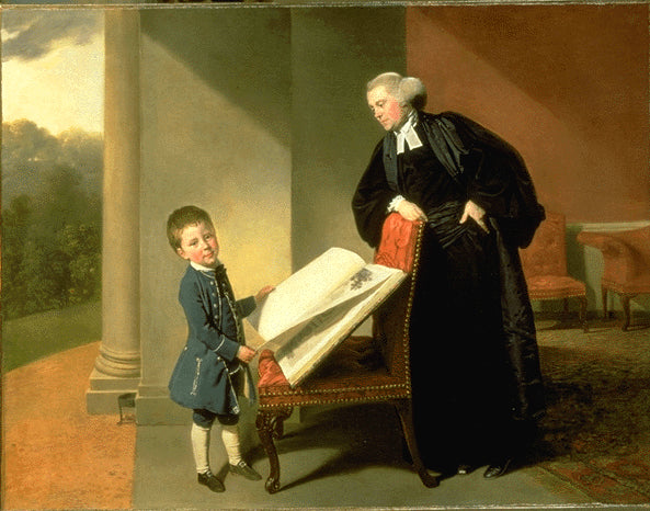 The Reverend Randall Burroughs and his son Ellis