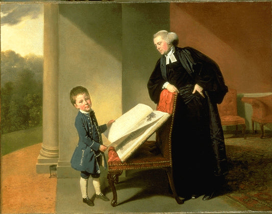 The Reverend Randall Burroughs and his son Ellis