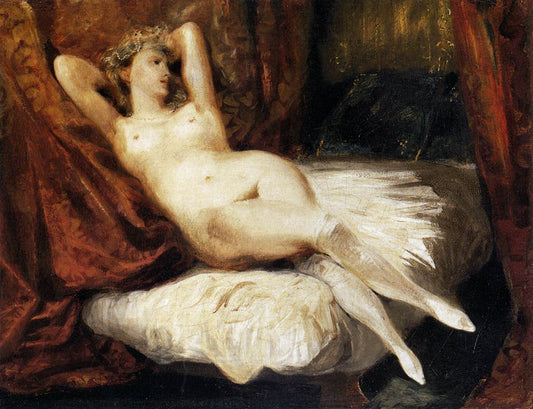 Female Nude Reclining on a Divan