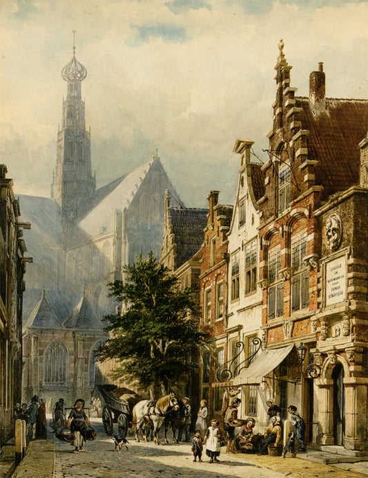 Figures in the Streets of Haarlem