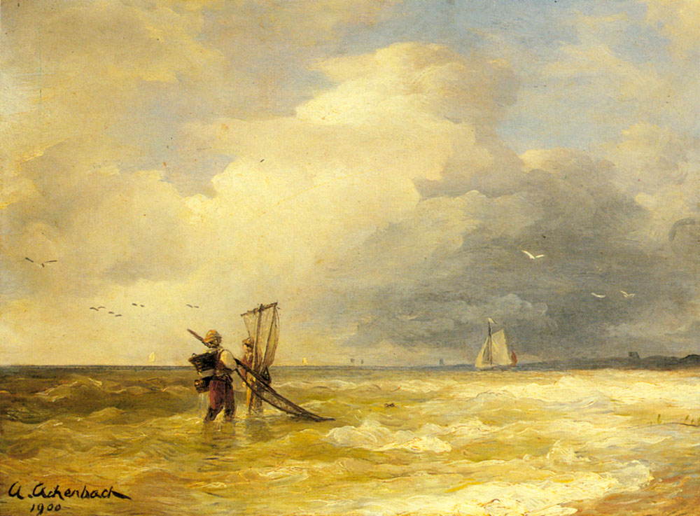 Fishing Along The Shore