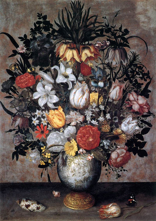 Flowers in a Chinese Vase